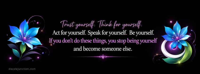 Be Yourself Facebook Cover