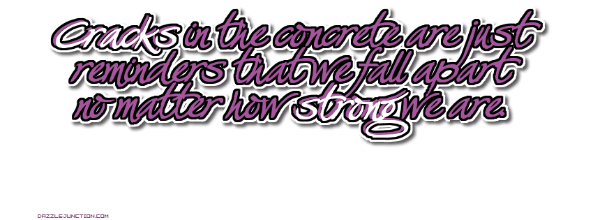 Cracks In The Concrete Facebook Cover