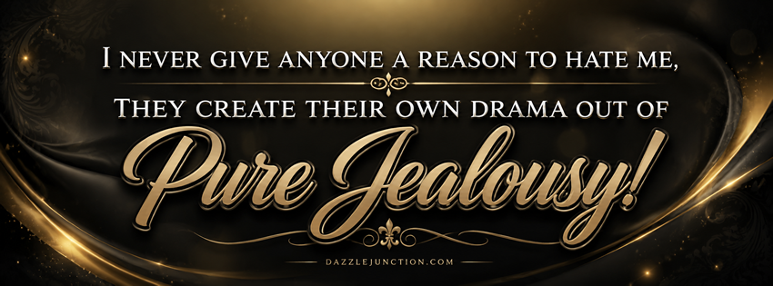 Drama Jealousy Facebook Cover