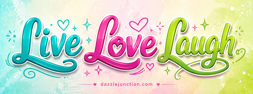 Live Love Laugh Facebook Cover