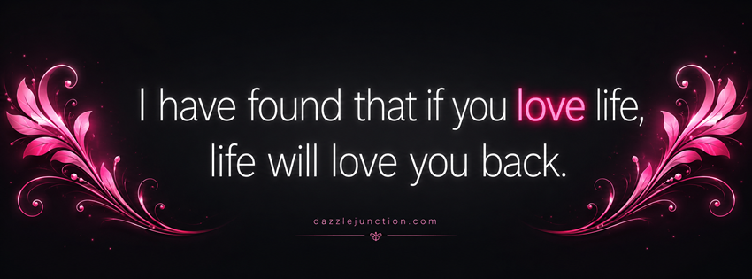 Love Life Facebook Cover