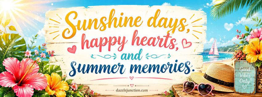 Summer Memories Facebook Cover