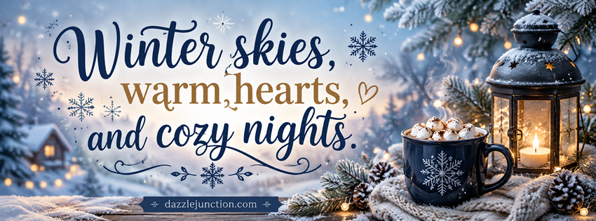 Winter Skies Facebook Cover