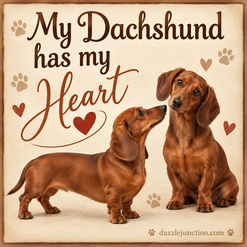 Dachshund Heart