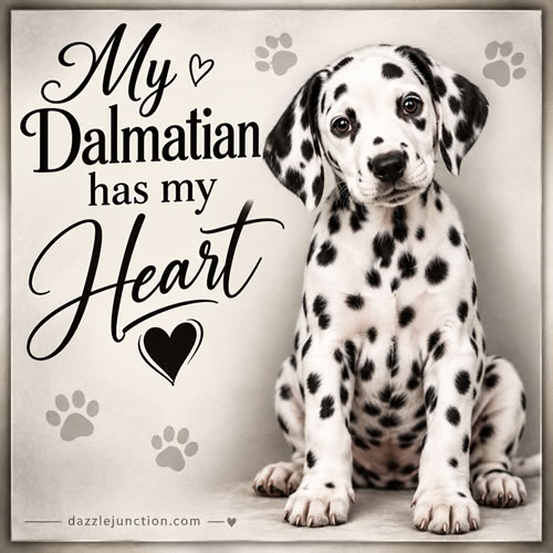 Dalmation Heart