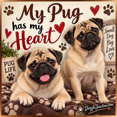 Pug Heart