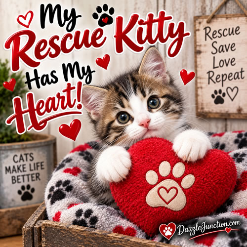 Rescue Kitty Heart