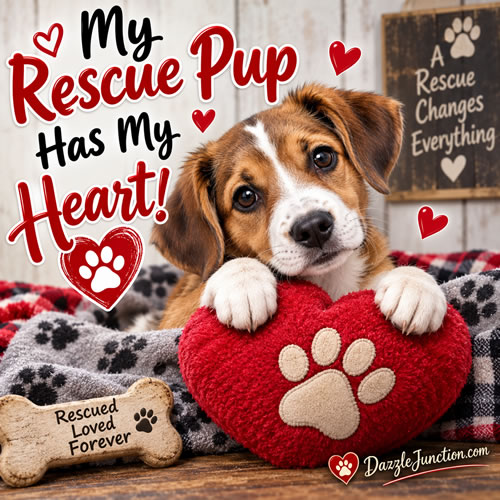 Rescue Pup Heart