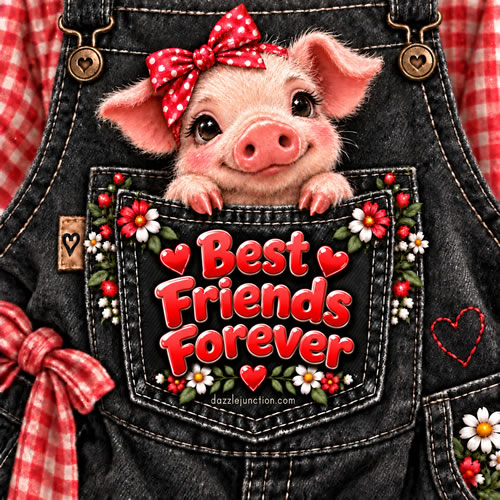Friends Forever Pig