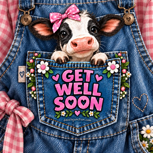 Get Well Soon Cow