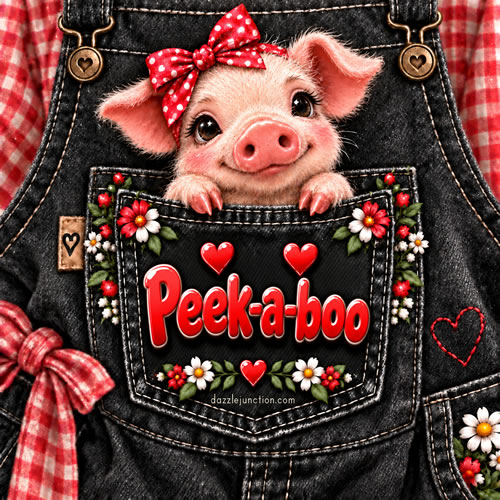 Peek A Boo Pig