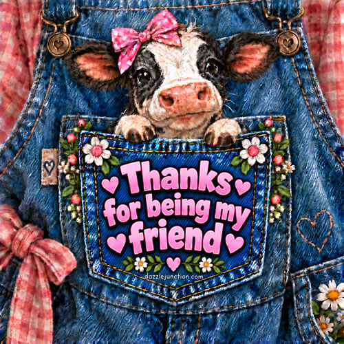 Thanks Friend Cow