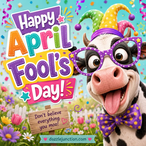 April Fools Cow