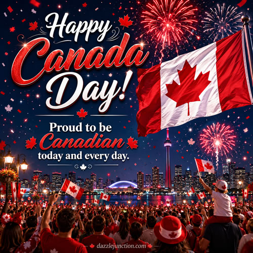 Canada Day Night Fireworks