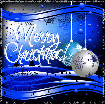 Blue Christmas Ornaments