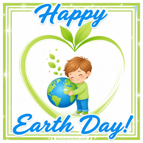 Boy Hugs Earth