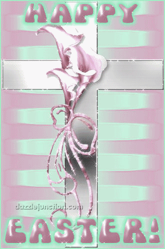 Cross Pink Glitter