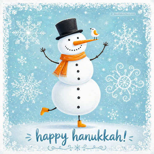 Happy Hanukkah Snowbud