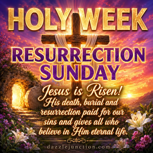 Holy Week Resurrection Sunday image