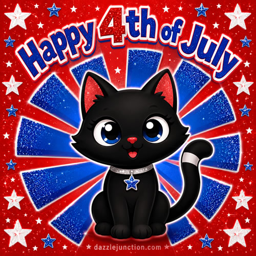 Black Cat Happy Th