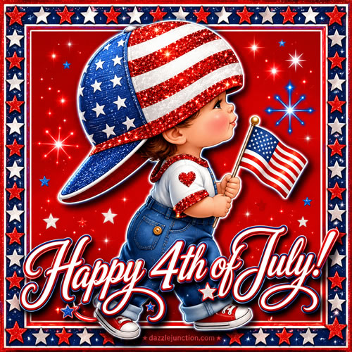 Happy Th Kid Independence Day - 4th of July - July Fourth image