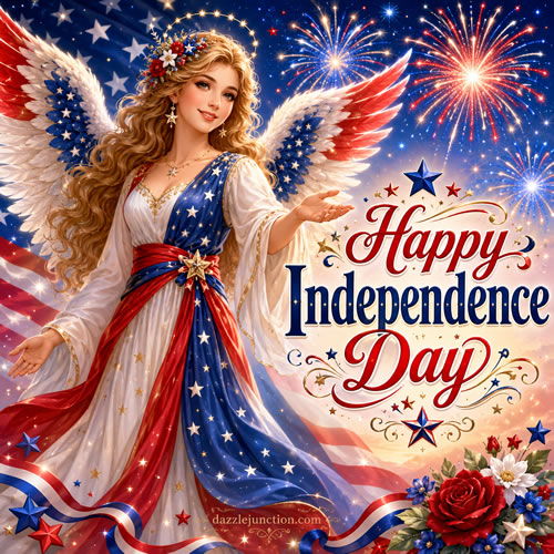 Independence Day Angel Independence Day - 4th of July - July Fourth image