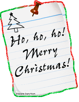 Christmas Glitter Notes Picture