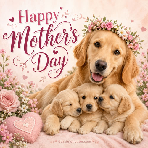Dog With Puppies
