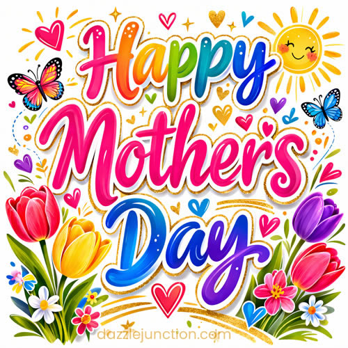 Festive Floral Mothers Day