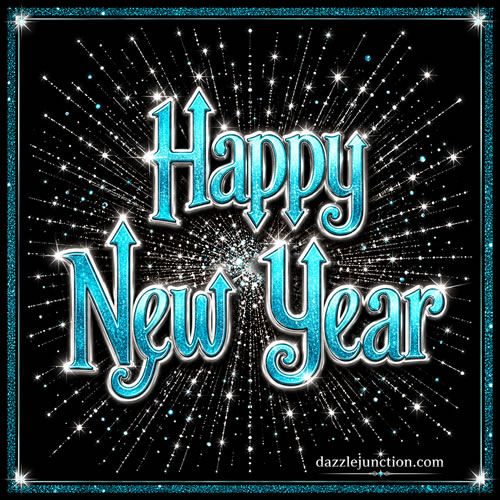 Black New Year Modern Happy New Year image