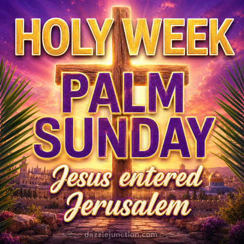 Holy Week Palm Sunday