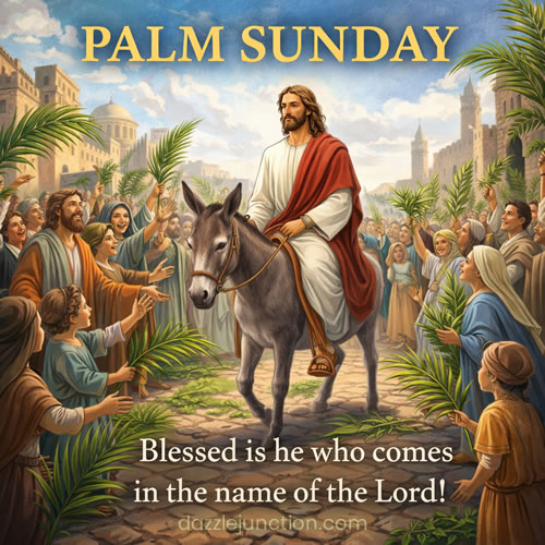 Jerusalem Procession Palm Sunday image