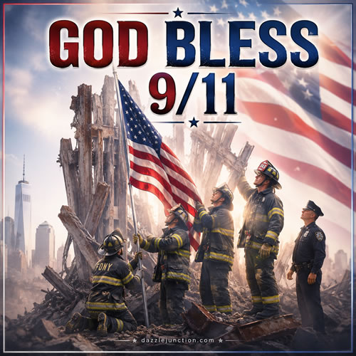 God Bless Nine Eleven Patriot Day image
