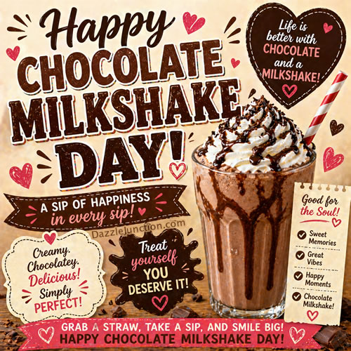 Chocolate Milkshake Day Random Holidays image