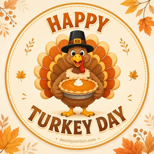 Cute Turkey Day Pie