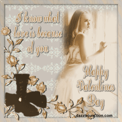 Because Of You Happy Valentines Day image