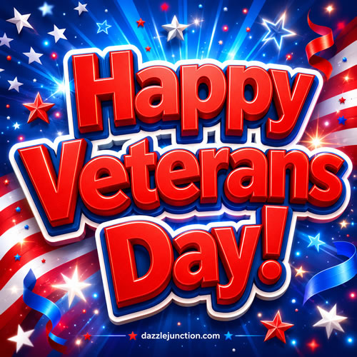 Patriotic Happy Veterans Day