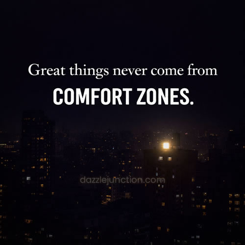 Comfort Zones Inspirational image