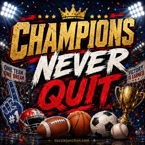 Champs Never Quit Sports image