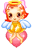 Angel Heart Cute Pixel Gifs image