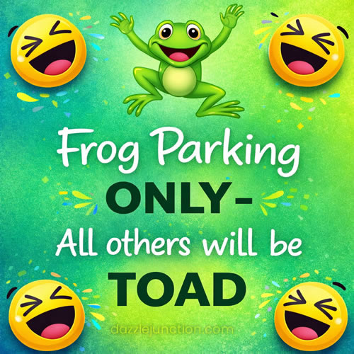 Frog Parking Only