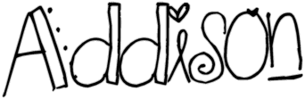 Addison Girl Name Tags image