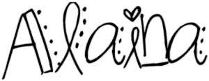 Alaina Girl Name Tags image