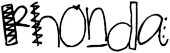 Rhonda Girl Name Tags image