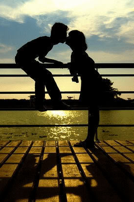 Kissing At Dusk