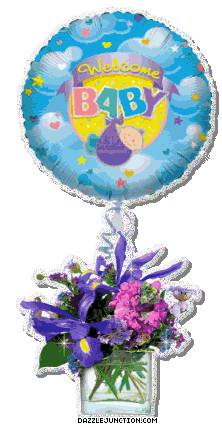 Bouquet Baby Baby Mommy greeting image