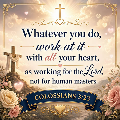 All Your Heart Bible Verse greeting image