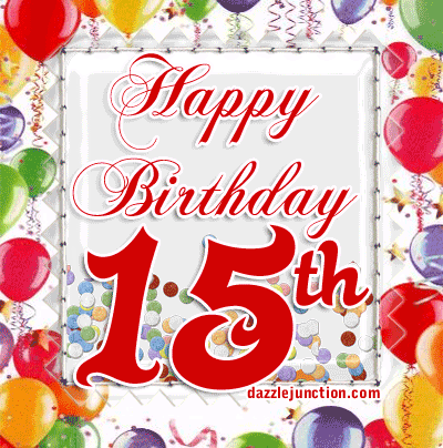 Happy Birthday 15th