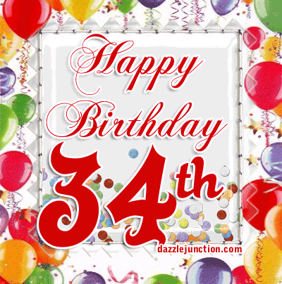 Happy Birthday 34th