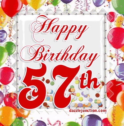 Happy Birthday 57th